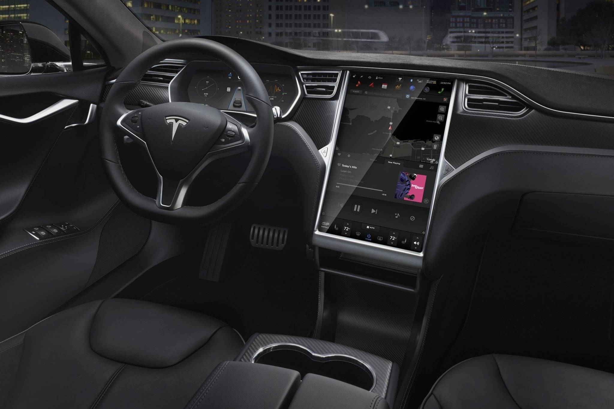 Tesla s interior